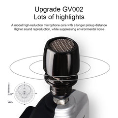 Camera Microphone Wireless Lavalier Mic For Asmr DSLR Interview Live Recording Lithium Battery 50m Range