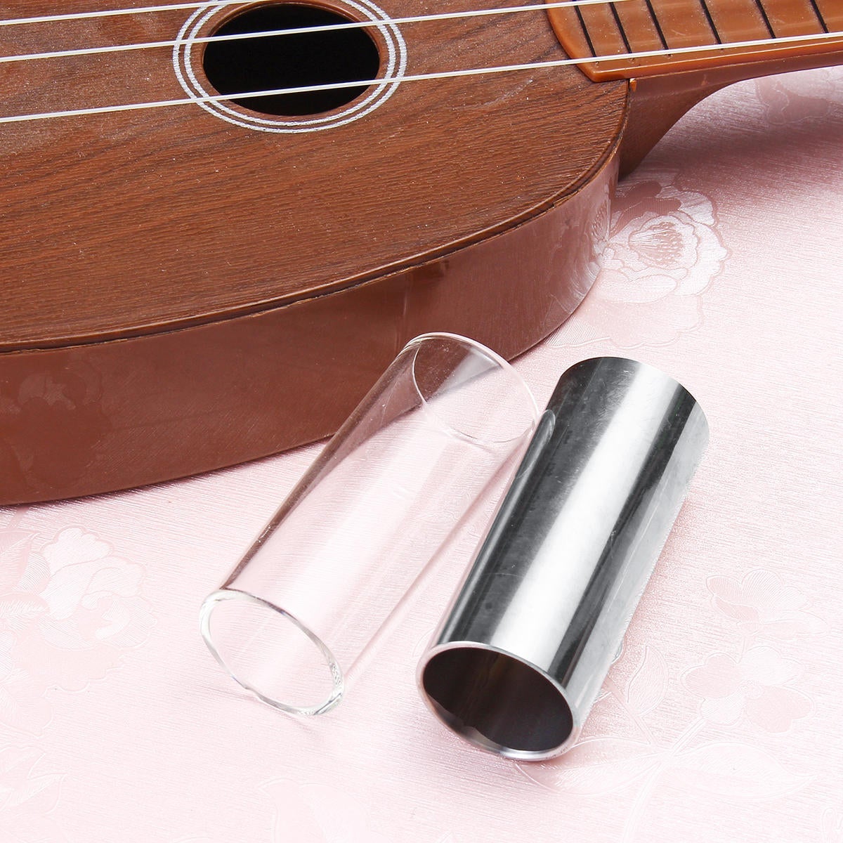 60mm Stainless Steel/Glass Guitar Finger Sliders Guitar Tuning Tool