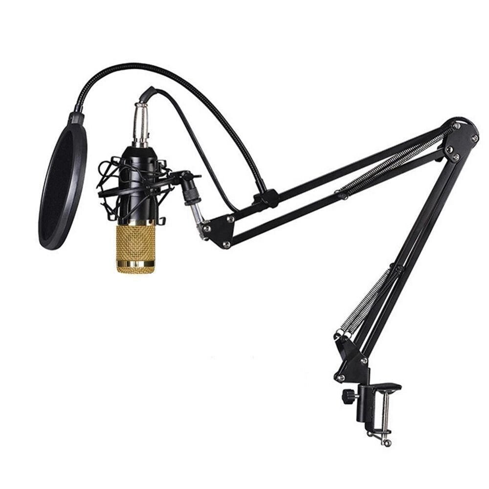Live Microphone Sound Card Bracket Set Anchor Link Tripod Stand Fantoomvoeding Equipment