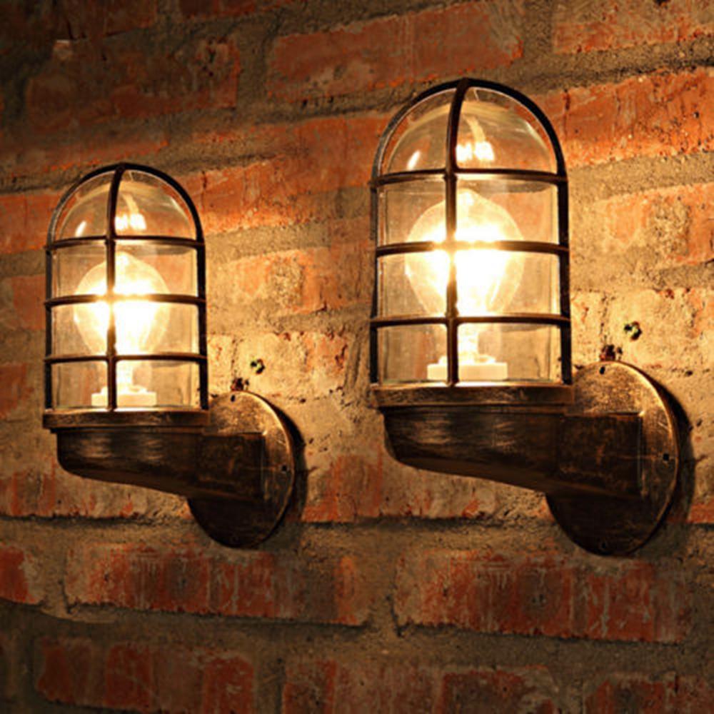 Wall Light Iron Cafe Shop Restaurant Bar Wall Lamp