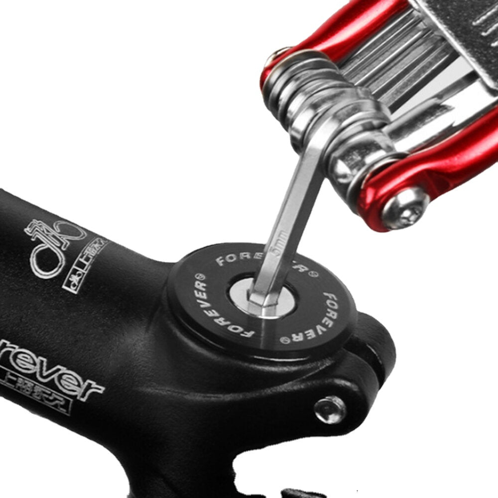 11 In 1 Multi-Function Bicycle Repair Tool Allen Wrench Slotted/Phillips Screwdriver Chain Cutter Bike Tools Kit Cycling Fishing