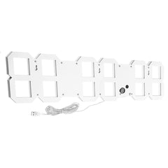 Super Large Digital LED Alarm Clock Wall Clock Remote Control Countdown Timer Sports Timer Stopwatch