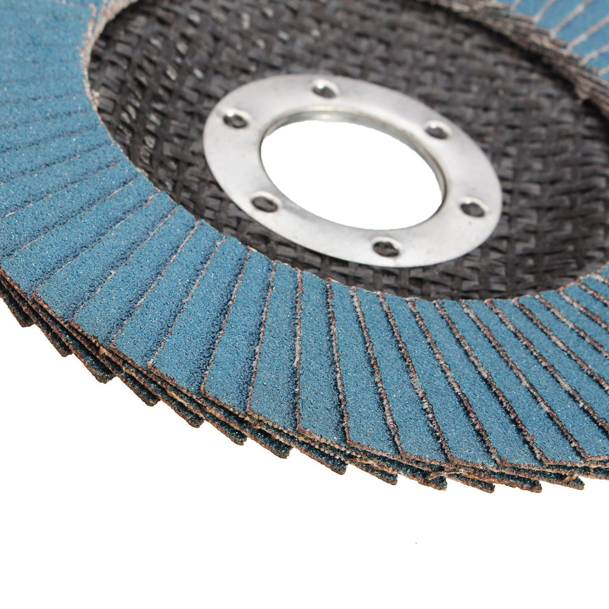 10pcs 115mm Polishing Sanding Wheel Flap Sanding Disc 120 Grit Angle Grinder Wheel