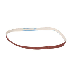10pcs 60 to 600 Grit 15mm x 452mm Sanding Belts for Angle Grinder Sanding Belt Adapter
