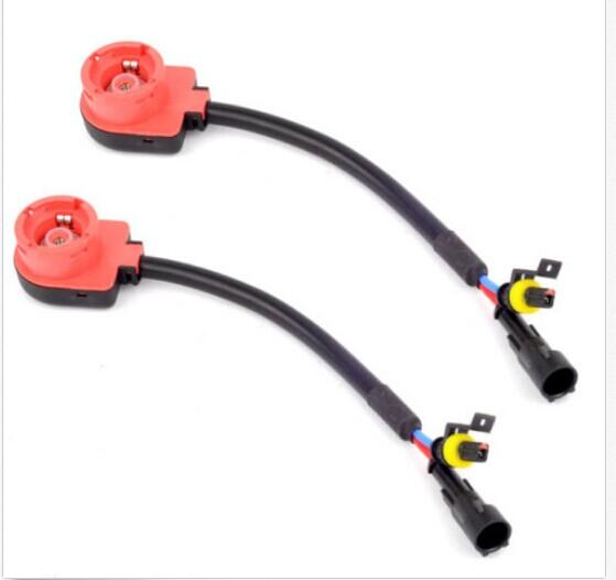 2pcs Xenon HID Bulb Socket Cable Adaptor Harness SP2G D2S D2C C2R D4S D4C D4R