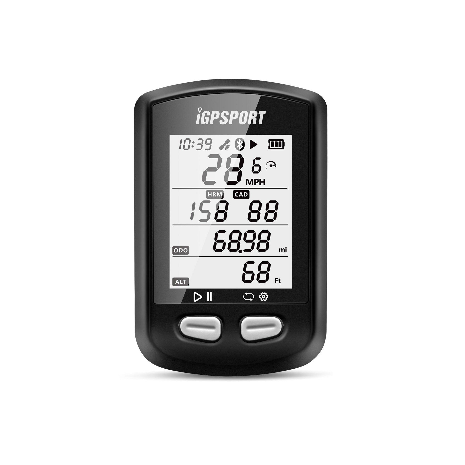 Bike Cycling Computer With ANT Bluetooth Heart Rate Monitor And Speed Cadence Sensor Connection Waterproof