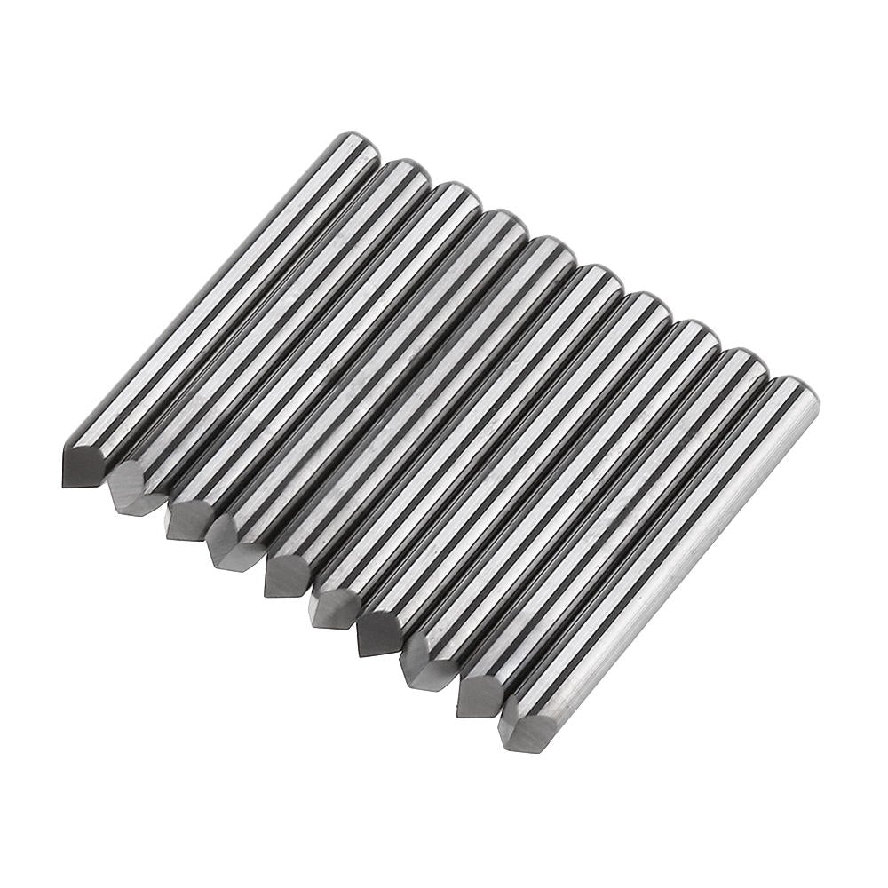 10pcs 3.175mm Shank 90 Degree 0.1/0.2/0.3mm Tip Engraving Bit CNC Tool