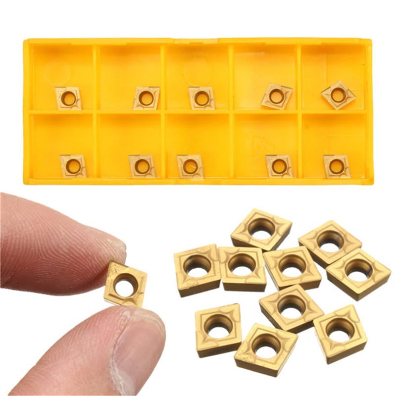 10Pcs CNC Carbide Inserts For Steel/Stainless Steel