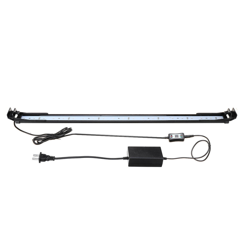 Dimmable 72CM 24W Bluetooth APP Controlled RGB LED Aquarium Lighting Adjustable Top Light Suitable for Aquarium/Fish Tank