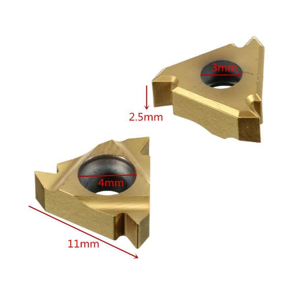 10pcs Carbide Insert For Turning Tool Holder Boring Bar