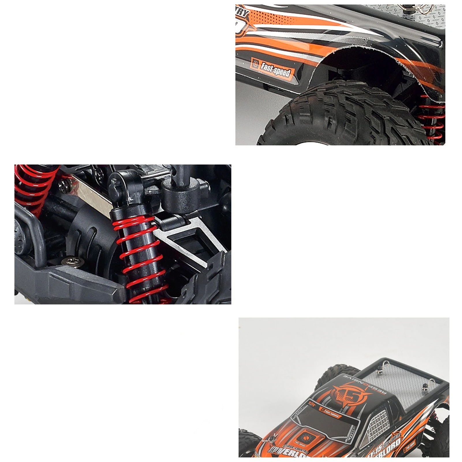 2.4Ghz 20KM/H 1:20 Off Road RC Trucks 4WD Vehicle Racing Climbing Car