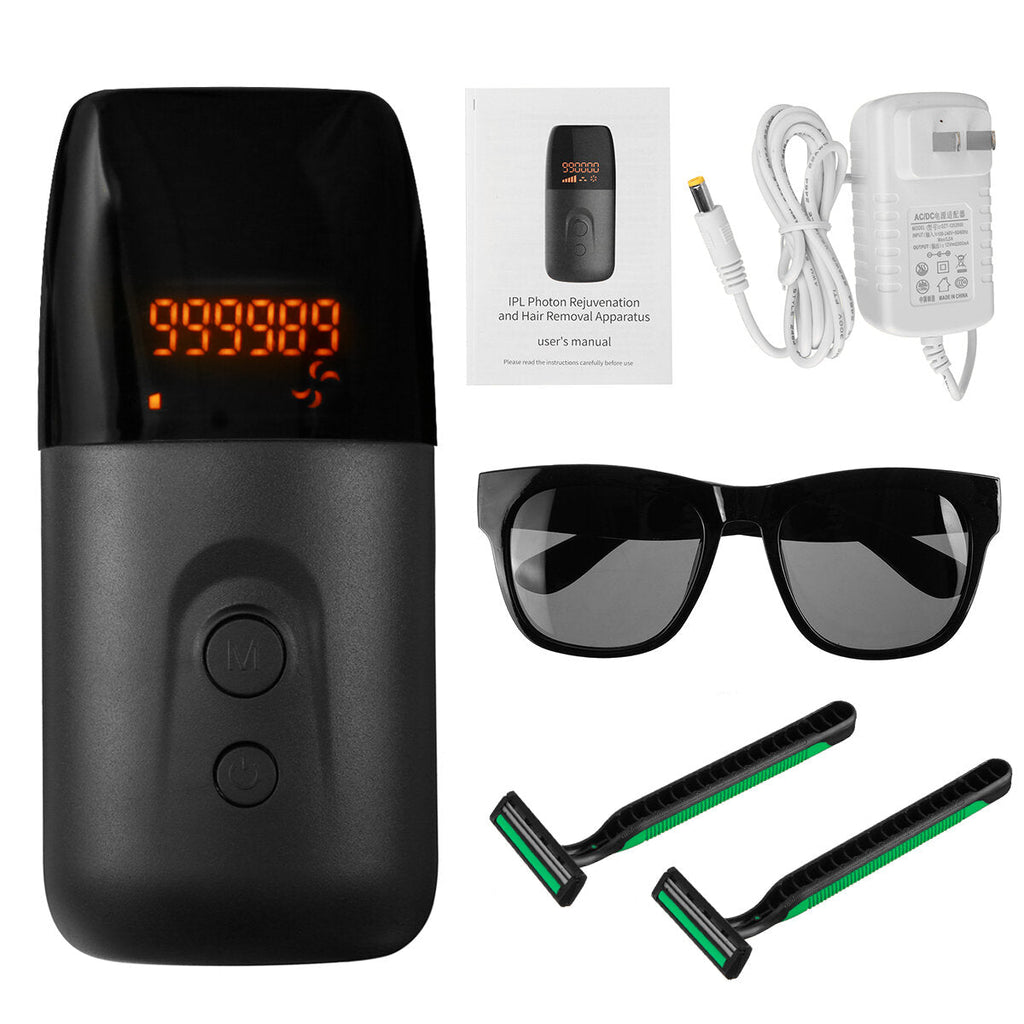 999,999 Flashes IPL Laser Permanent Hair Removal Device 5 Modes Painless Epilator For Body Face Legs Arms Underarms Bikini Lines