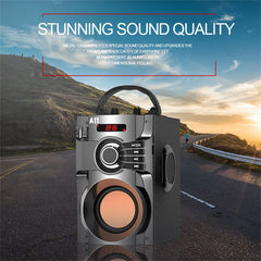 Wireless Bluetooth Speaker Stereo Subwoofer Bass Speakers Music Studio Support FM AUX