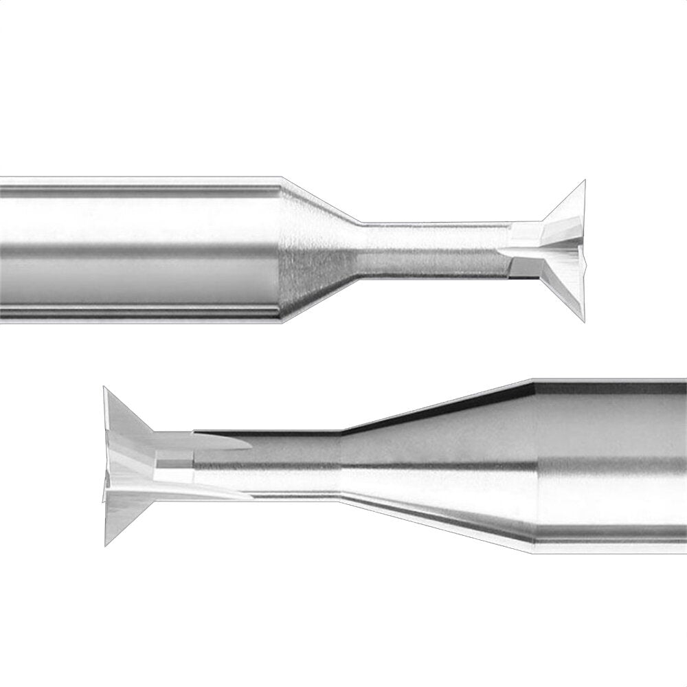 55-Degree Four-Edged Carbide Tungsten Steel Mill Straight-Handle Swallowtail Knife Aluminum With Cnc Slotting Router Bit