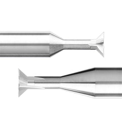 55-Degree Four-Edged Carbide Tungsten Steel Mill Straight-Handle Swallowtail Knife Aluminum With Cnc Slotting Router Bit