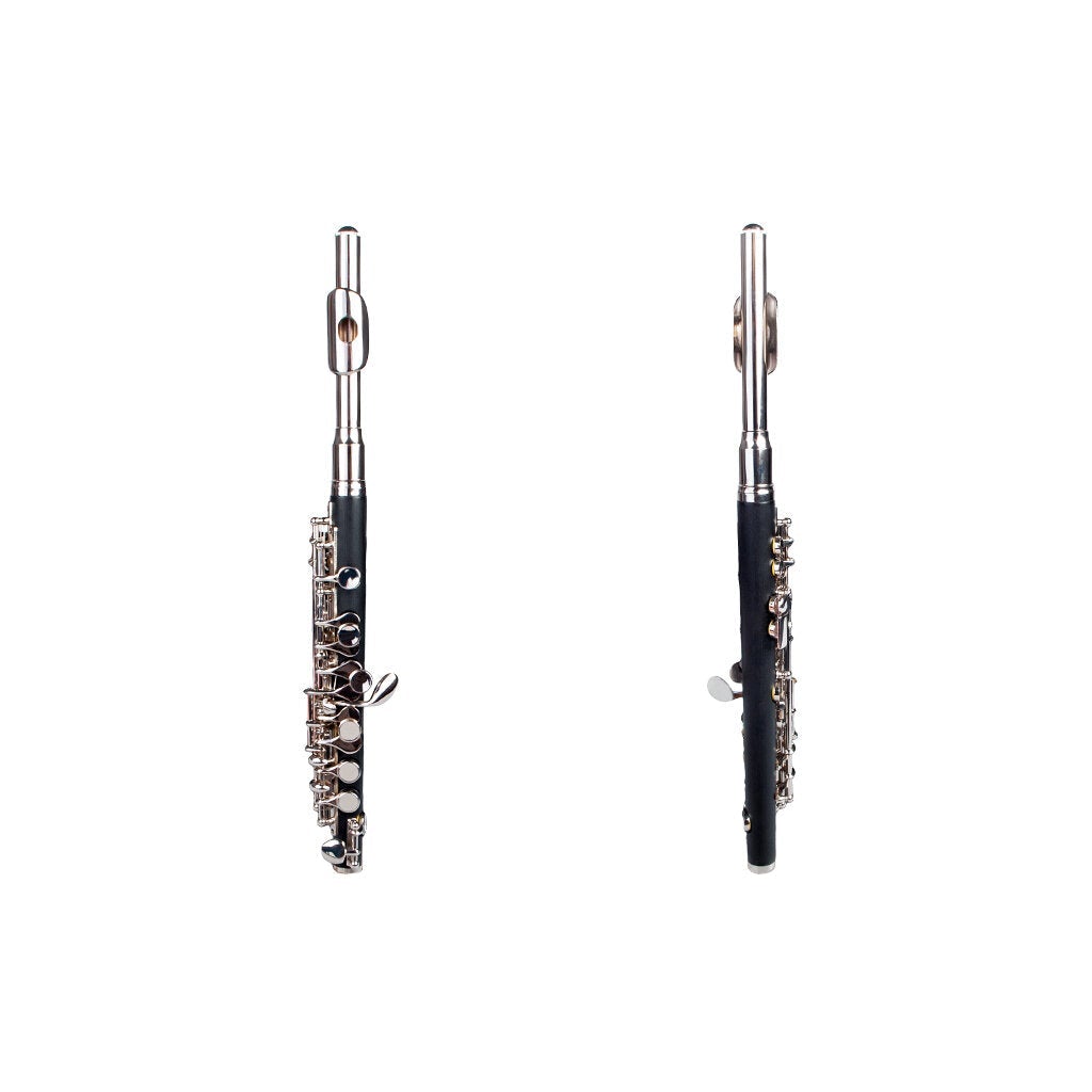 Professional Nickel Plated Piccolo Excellent Ebonite Rubber Wood Piccolo Key of C Piccolo Set