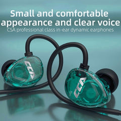 Wired Headphones Stereo Noise Reduction 10mm Dynamic Driver HD Earphone 3.5mm Gaming In-Ear Earbud with Mic