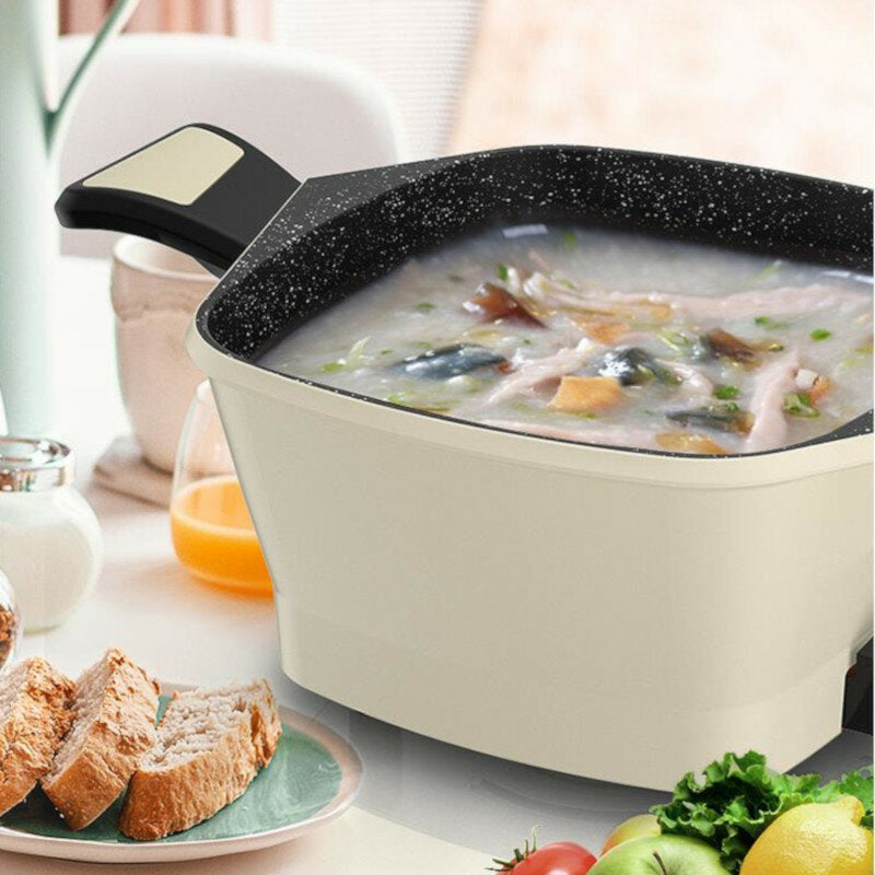 Multifunctional Electric Hot Pot 800W Non-Stick Pot Heating Pan Soup Pot
