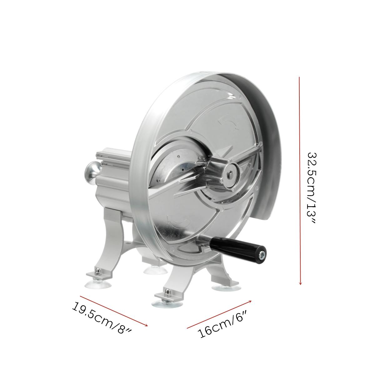 Silver Stainless Steel Slicer Manual Commercial Fruit Vegetable Slicing Machine Tools