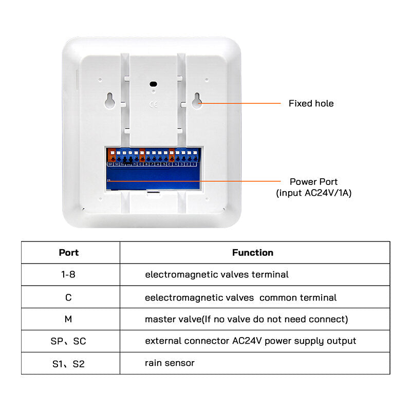 Smart Wireless WiFi Sprinkler Controller Automatic Watering Sprinkler System Irrigation Controller for Garden Plants