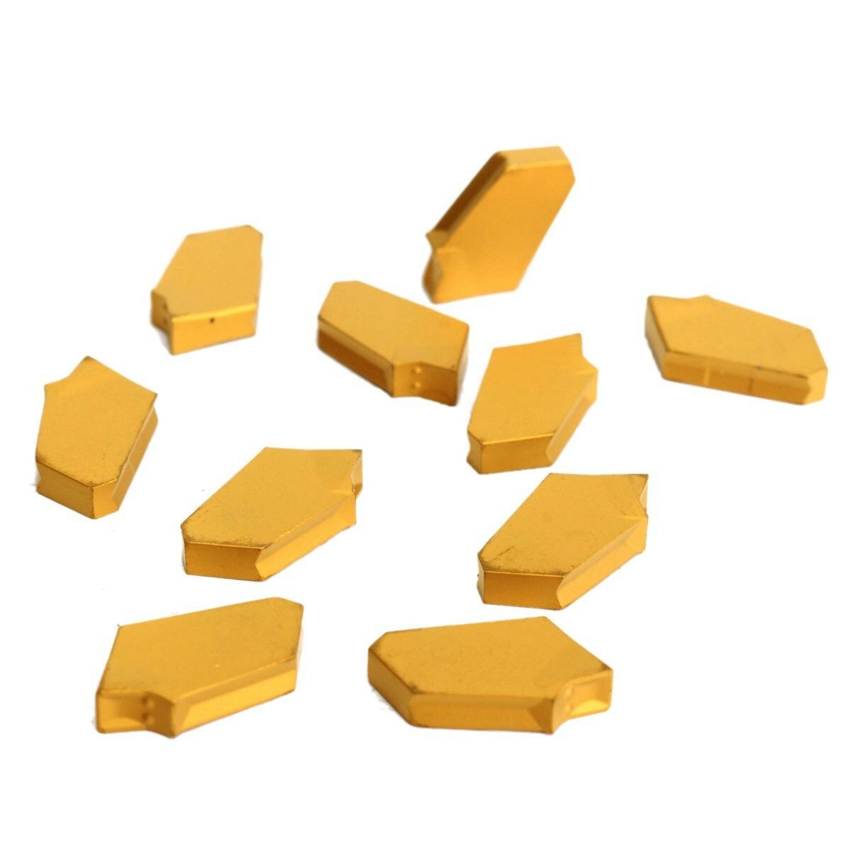 10pcs Cut Off Grooving Inserts for ZQ2020-3 Holder Turning Tool
