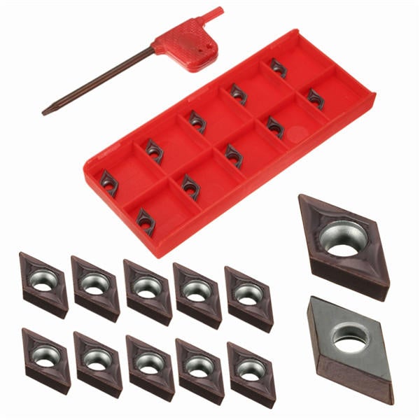 10pcs Carbide Inserts for SDJCR1010H07 Turning Tool Holder Dark