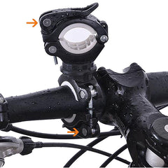 360 Angle Rotation Bike Flashlight Mount Holder Clip Multifunction Light Stand Fixing Stand