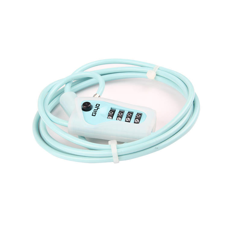 2M Anti-theft 4 Digits Code Bicycle Cable Lock for Motorcycle MTB Road Bike