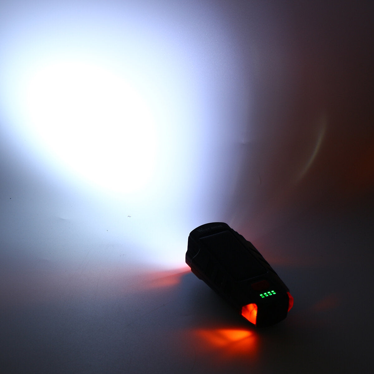 350LM 2xT6 LED Bike Headlight 5 Modes Bicycle Solar Front Light 6 Modes 120 dB Horn USB Rechargeable Waterproof Flashlight