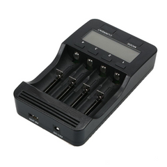 4 Slots Smart Intelligent Battery Charger Kit