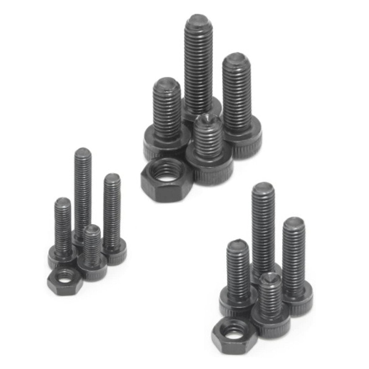 1200Pcs M2 M3 M4 Alloy Steel Hex Socket Head Cap Screws Nuts Washers Assortment Kit