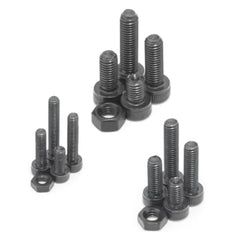 1200Pcs M2 M3 M4 Alloy Steel Hex Socket Head Cap Screws Nuts Washers Assortment Kit