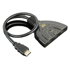 Mini 4K*2K 3 in 1 Out HD Multimedia Interface Switcher Splitter Adapter Video Cable Hub for HDTV Xbox PS3 PS4