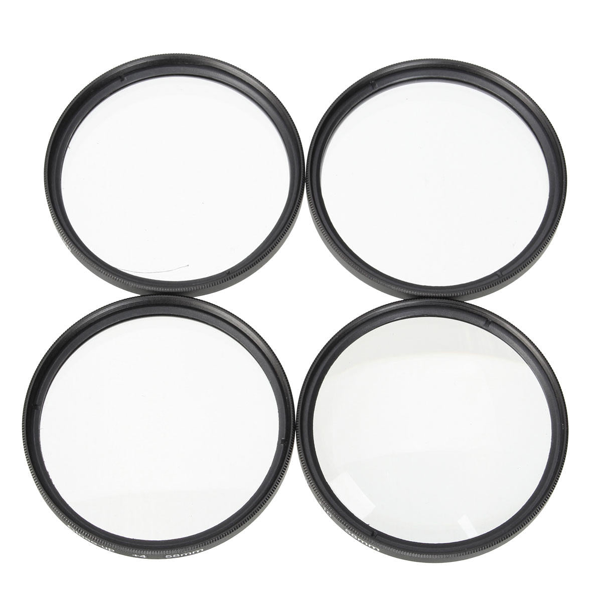 58mm Macro Close Up Filter Lens Kit +1 +2 +4 +10 for 58mm Camera Lens