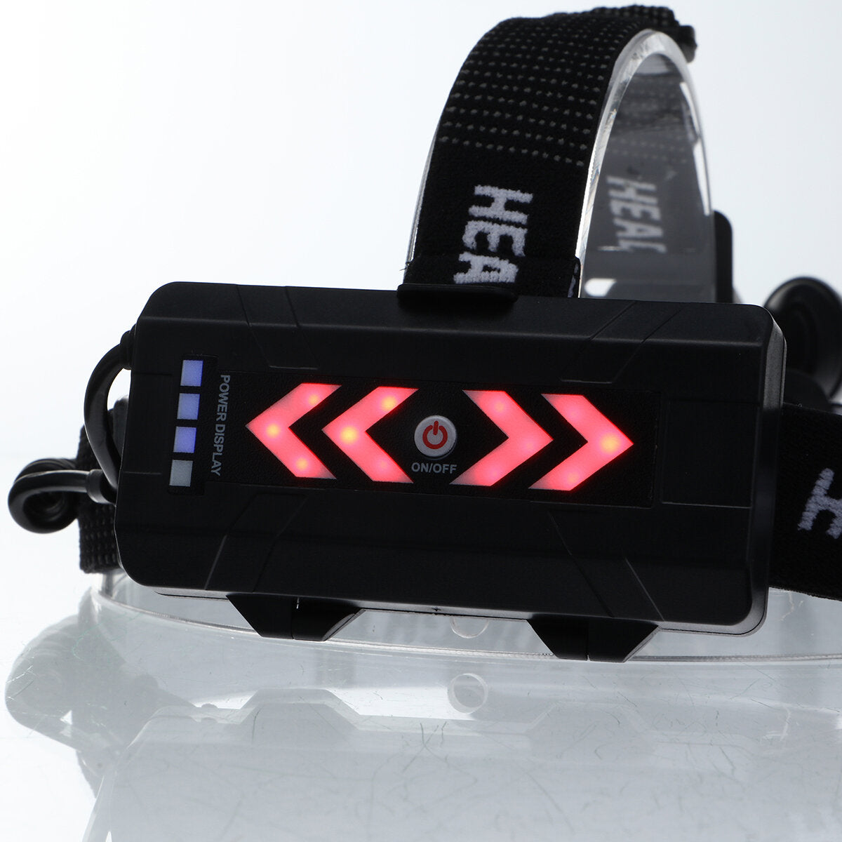 LED Headlamp Flashlight Zoom Ultra Bright 5 Modes USB Rechargeable Work Lamp for Camping Jogging Cycling