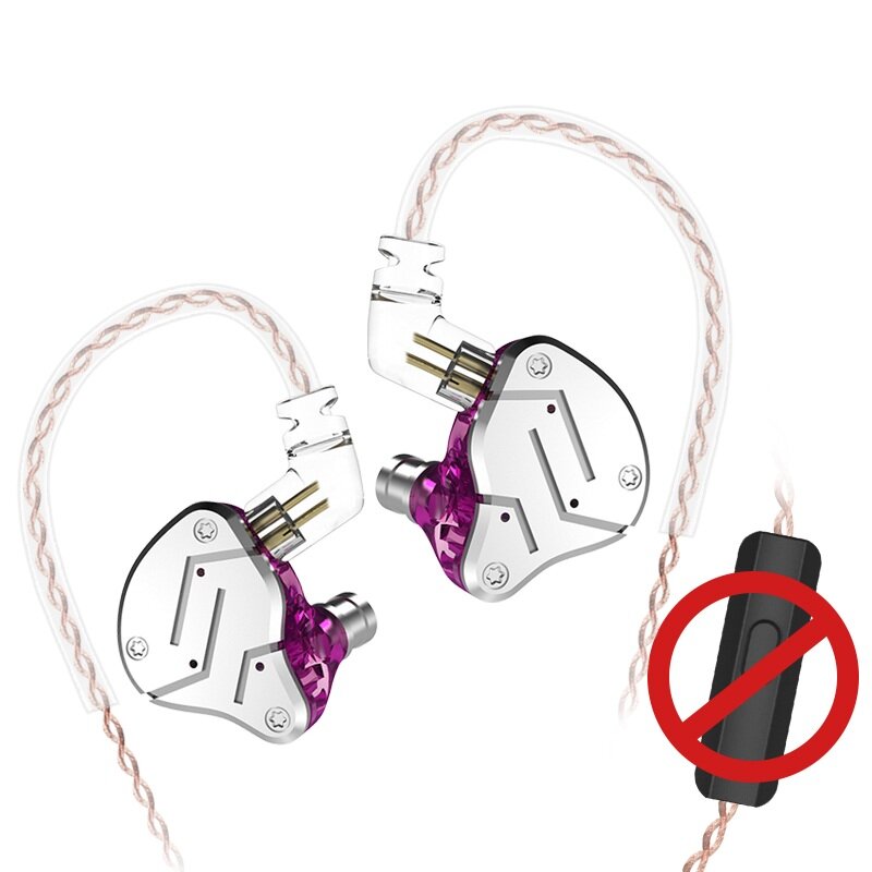 Dynamic Balanced Armature Driver Earphone Noise Cancelling 3.5mm Wire Headphone