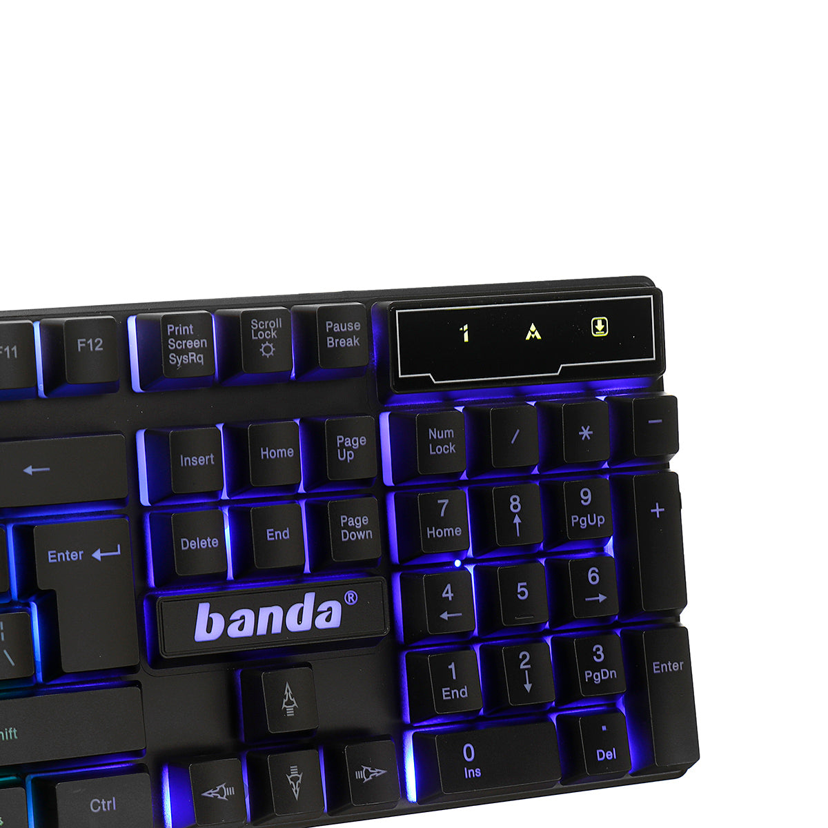 4Pcs Gaming Devices Set 104 Keys LED Backlit Gaming Keyboard 3600DPI Ergonomic Mouse 3.5mm Wired Headset Anti-slip Mouse Pad Combo
