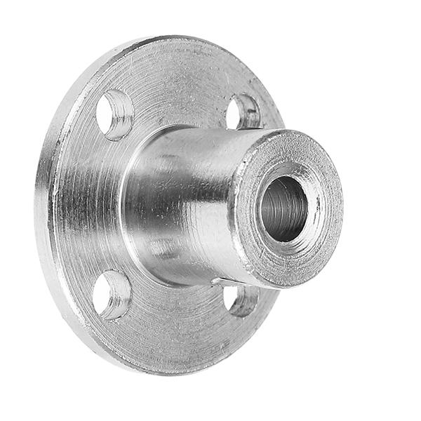 4mm Flange Coupling Steel Rigid Flange Plate Shaft Connector Optical Axis Support Fixed Seat