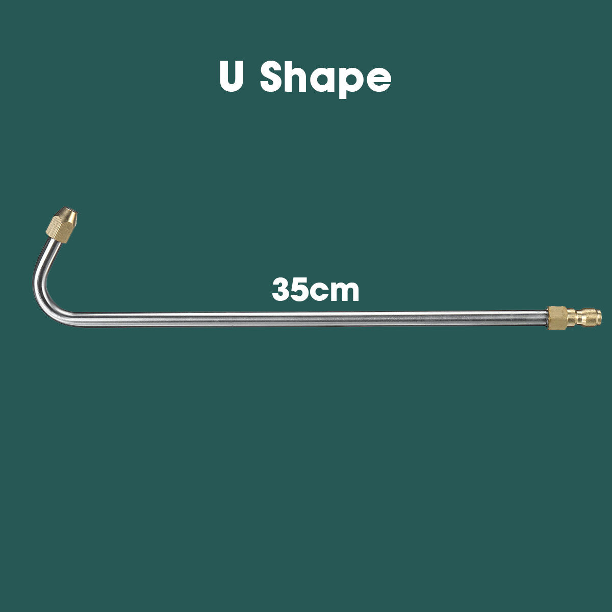 Car Pressure Washer Extension Wand Stainless Steel With Spray Nozzle Tip