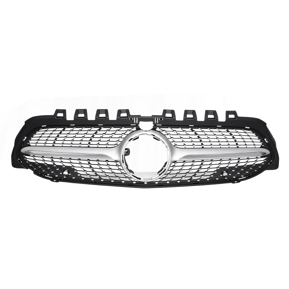 Sliver Diamond Front Grille Grill With Camera For Benz A Class W177 A250 A200 A45 AMG 2019