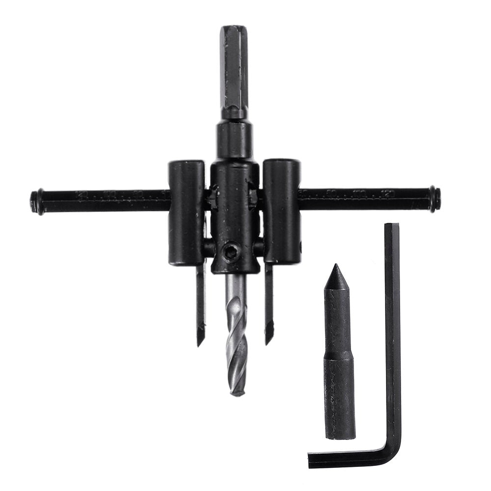 120/200/300mm Adjustable Circle Hole Saw Cutter Drywall Wood Board Hole Saw Drill Bit