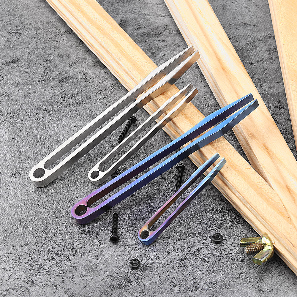 Titanium Alloy Mini Tweezer Portable Emergency CNC Clip Tool