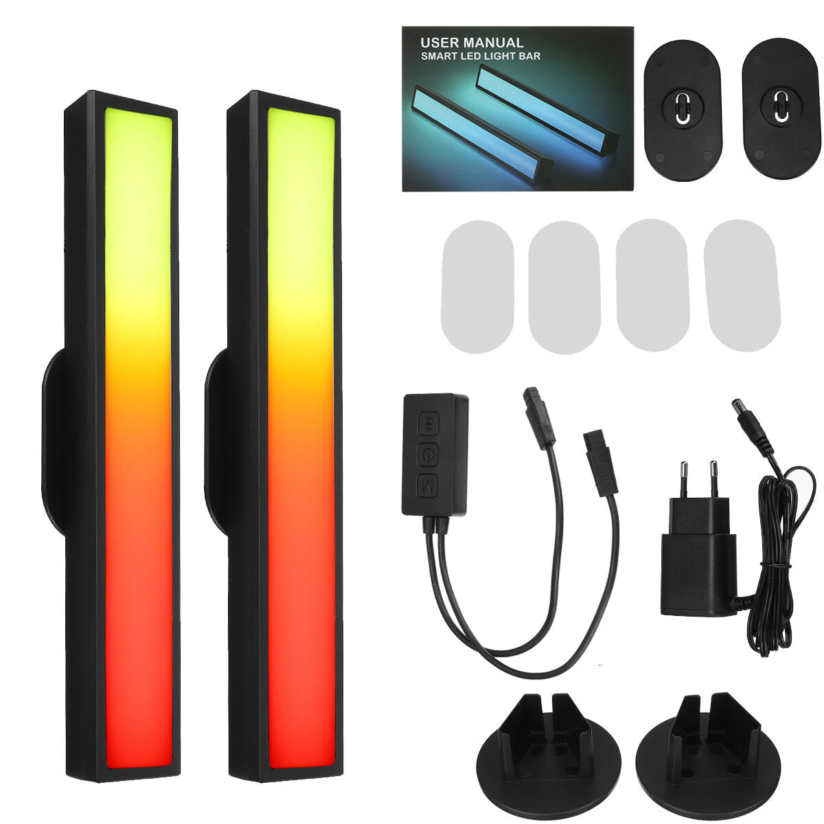 LED Atmosphere Light Speaker Music Player with APP Control Music Follow Mode Fill Light