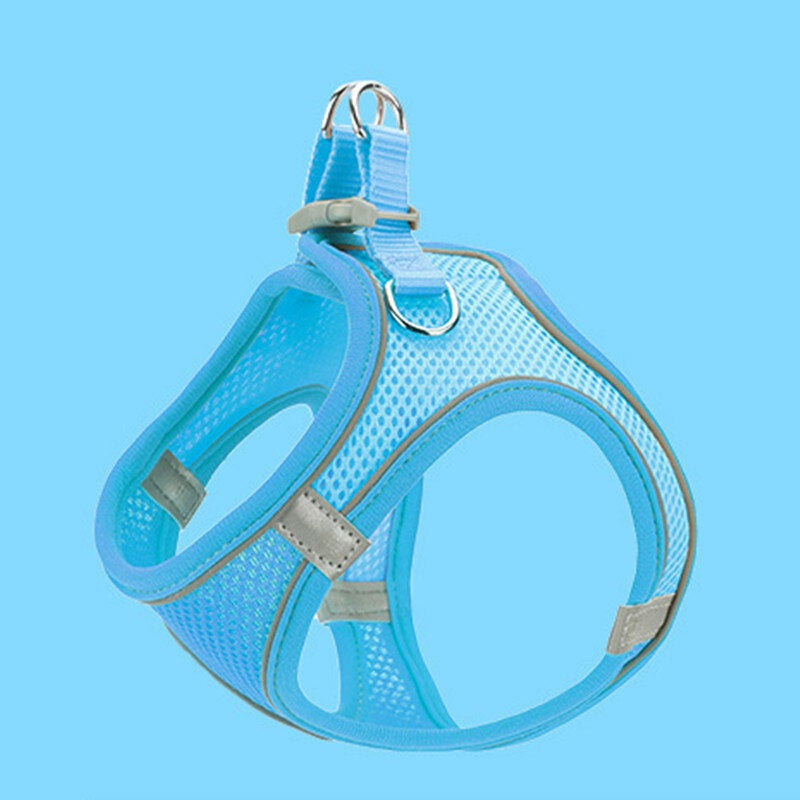 Pet Dog Cat Breathable Comfortable Strap Night Reflection Dog Strap with Safety Buckle Convenient for Outdoor Activities