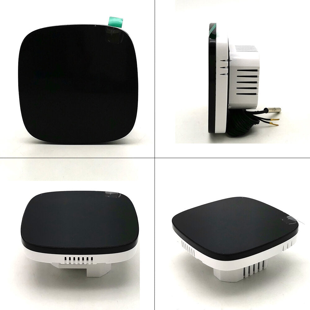 Round Shape Smart WiFi Electric Heating Thermostat Tuya Intellagent App Alexa Voice Control 0.5C Degree Accuracy