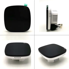Round Shape Smart WiFi Electric Heating Thermostat Tuya Intellagent App Alexa Voice Control 0.5C Degree Accuracy