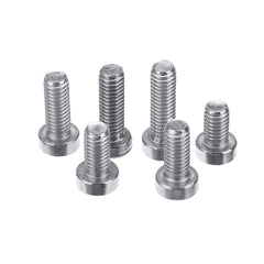 90Pcs M6 Hex Socket Thin Cap Head Low P rofile 304 Stainless Steel Screw Bolts Set 10-20mm