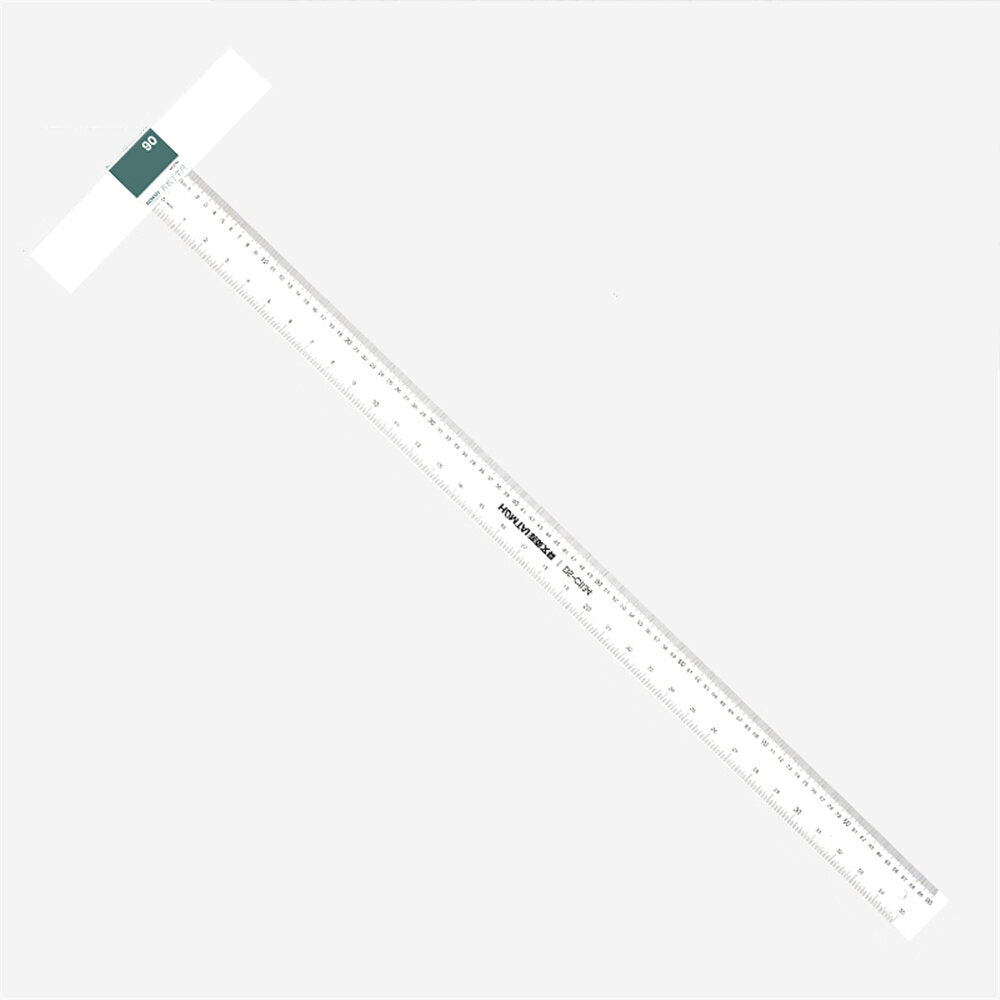 60/90cm T-ruler Plexiglass Professional Drawing Ruler DIY Craft General Work Measuring Tool Stationery Office Supplies