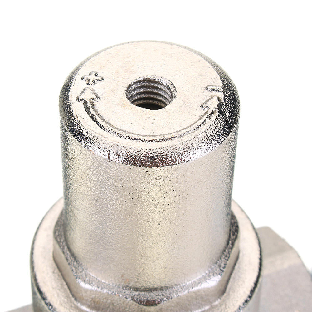 1/2" Brass High Precision Water Pressure Reducing Relief Valve Adjustable Nickel Plating DN15 PN25