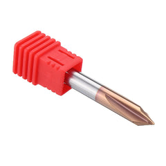 3 Flutes 90 Degree AlTiN Coating Chamfer Mill HRC55 2-8mm Tungsten Steel Milling Cutter